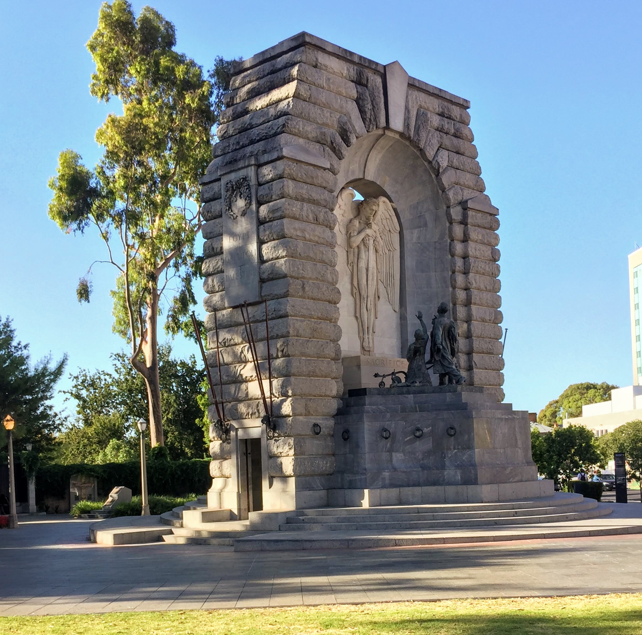 national war memorial in North Terrace, Adelaide CBD